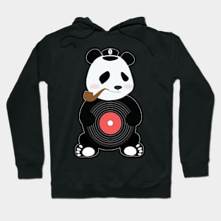 Cute Panda Smoking with his Disc Hoodie